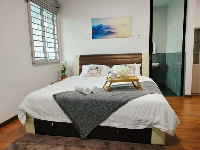 Bedroom 2, Sibu Double Story House No Smoking No Wedding Acts, Sibu