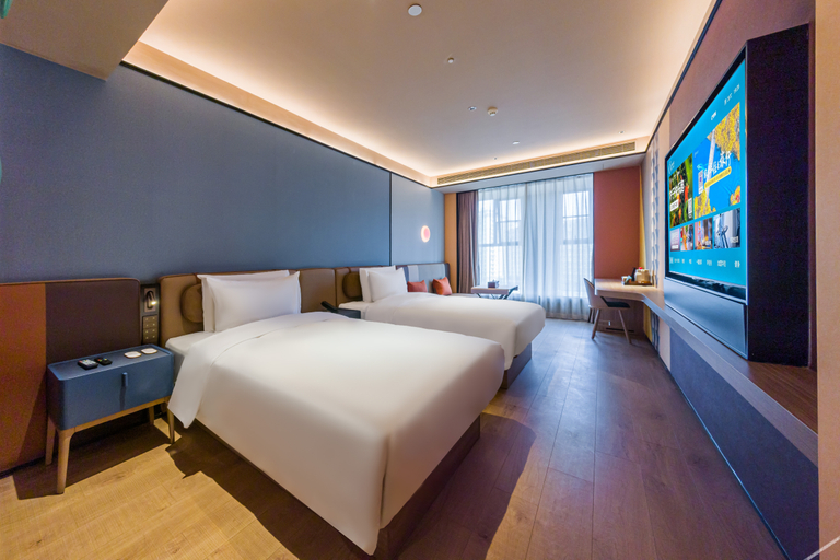 Bedroom 2, Orange Hotel Jiujiang Gongqingcheng Railway Station, Jiujiang