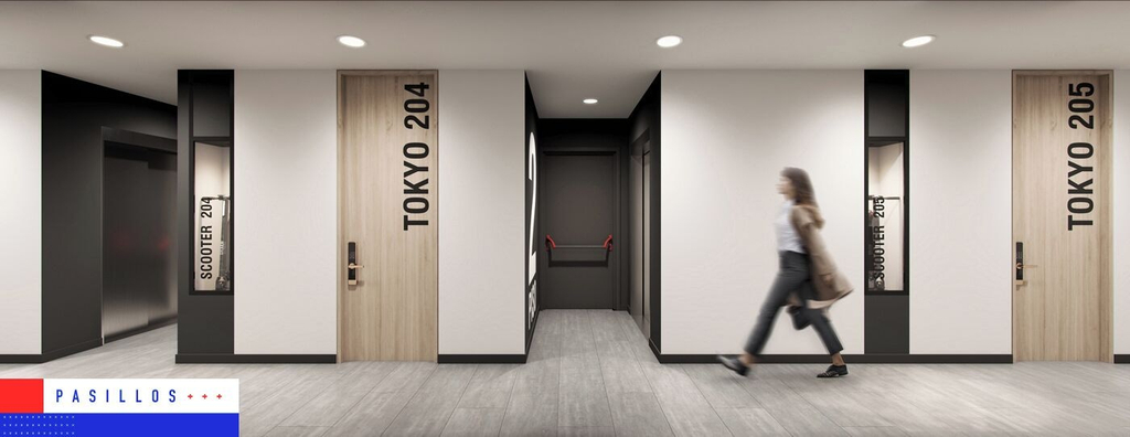 Hallway, Edificio Tokyo Plus, Santafé de Bogotá