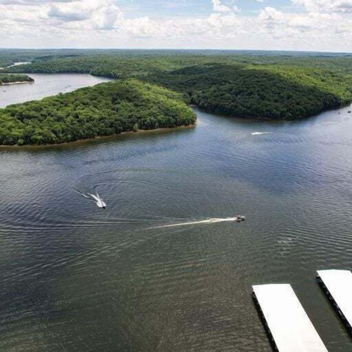 Aerial view 5, Amazing Lake Views With Pool, Loft, & Balcony, Camden