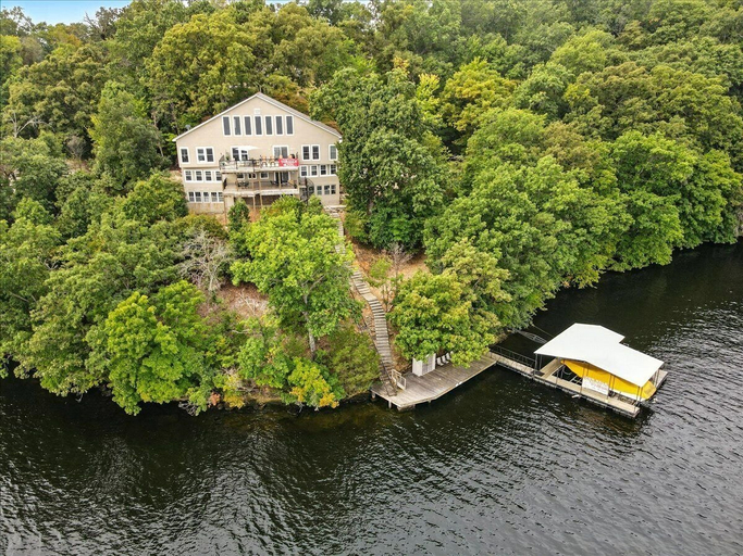 Exterior 4, Lakefront Home w/ Double Deck, Slip, Firepit & Game Room, Camden