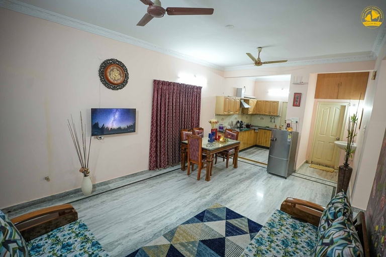 Living area 2, Yellow Bells Serviced Apartments Gachibowli, Hyderabad
