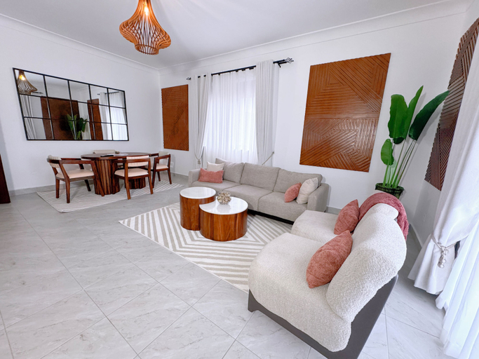 Living area 2, Serene Stay Kayz Haven Kololo, Kampala