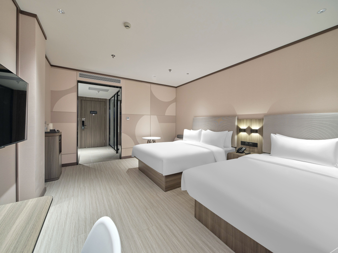 Bedroom 2, Hanting Hotel Anshan Xiuyan Baijiahui, Anshan