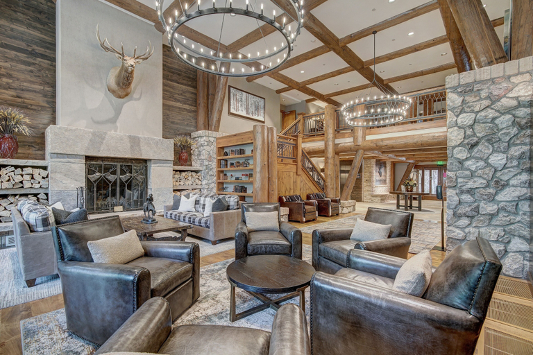 Living area, 3bd + Loft With Ski In/out Access And Panoramic Views! 3 Bedroom Condo by RedAwning, Eagle