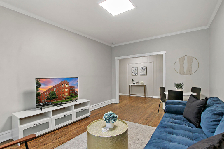 Living area 4, Chic 2BR Apt - Roscoe 1, Cook