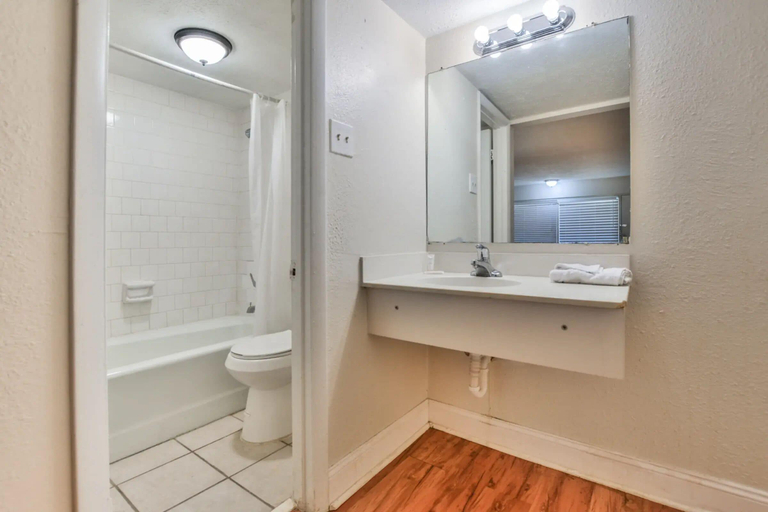 Bathroom, Economy Hotel Macon, Bibb