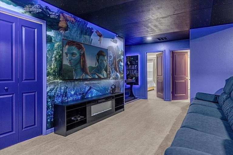 Living area 2, Disney Retreat w/ Pool & Themed Rooms, Polk