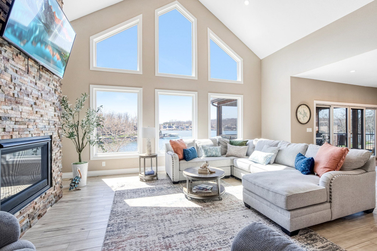 Living area 4, Luxury Home on Cove With Boat Slips, Waterslides, and Jump Deck, Camden