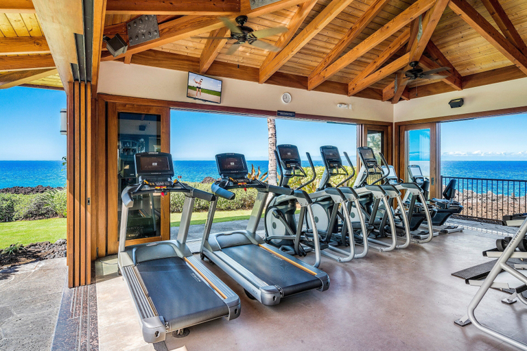 Fitness facility 4, Beautiful Ocean View Ocean Front Pool Access to Beach Club - Vrkcv, Hawaii
