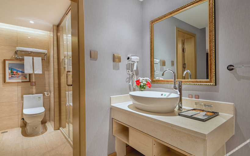 Bathroom 3, Vienna Hotel (People's Square Store, Jianguo Road, Korla), Bayin'gholin Mongol