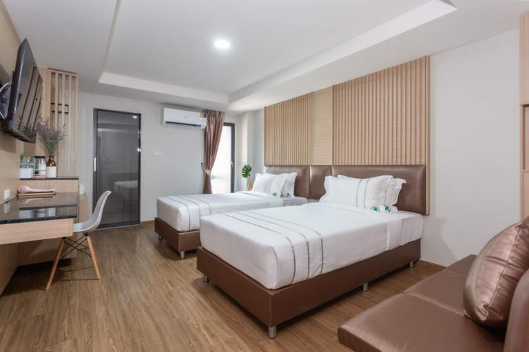 Bedroom 2, Seven Ratchada Hotel, Din Dang