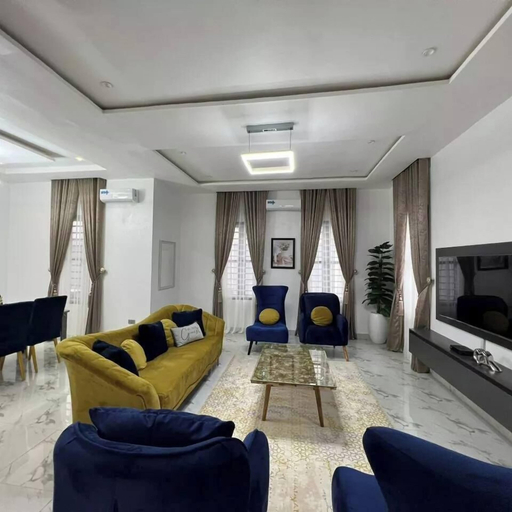 Living area, Rhodabode Apartment, AbujaMun