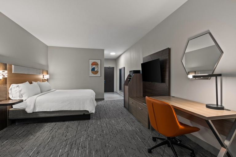 Holiday Inn Express Hotel & Suites Oklahoma City Northwest Room Type - 1 King Standard Communications Mobility Accessible Holiday Inn Express Hotel & Suites Oklahoma City Northwest Room Type - 1 King Standard Communications Mobility Accessible