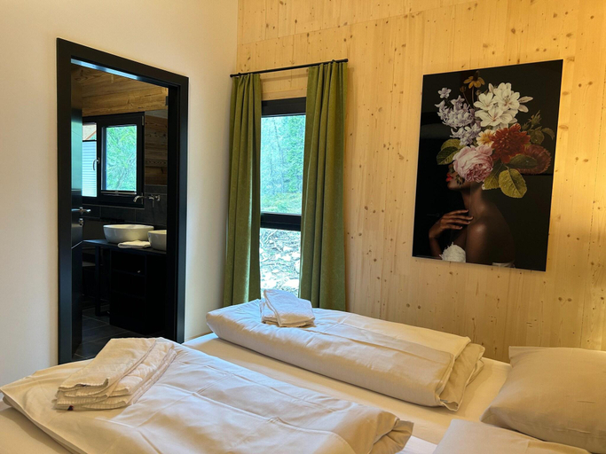 Bedroom 2, Spacious chalet with finnish sauna, Murau