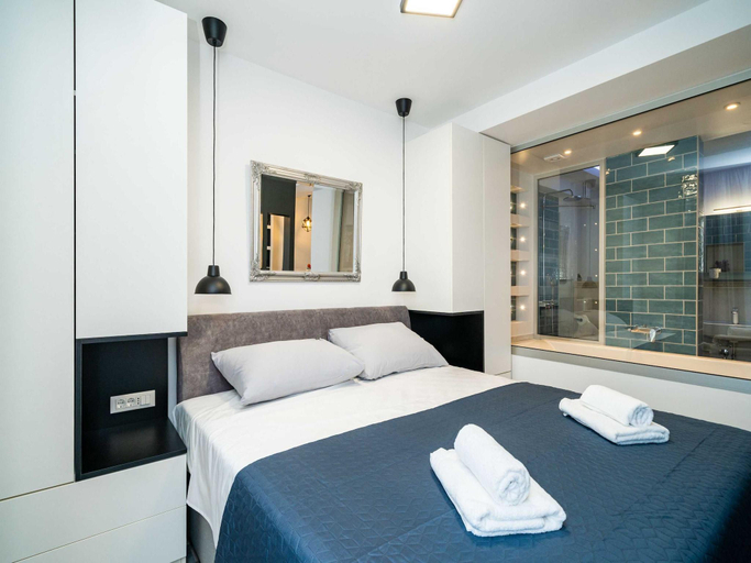 Bedroom 2, Apartments Villa Arcadia - Studio Apartment with Terrace and Sea View, Pojezerje