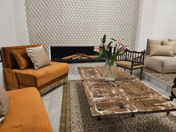 Living area 3, Riad Dar Lghizlane, Marrakech