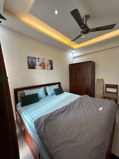 Bedroom 3, Pillowtalk 1bhk with Pool Apartment in Candolim , North Goa