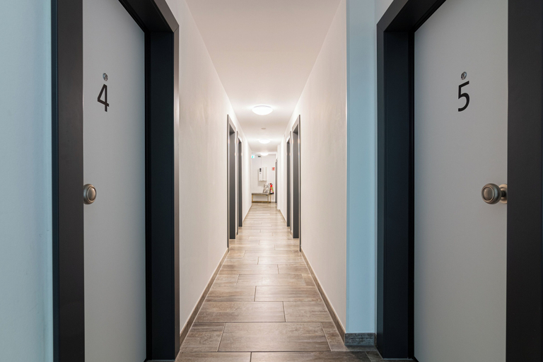 Hallway 4, Nine Rooms Pension, Karlsruhe