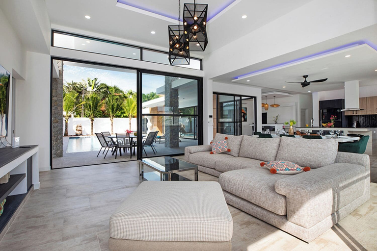 Living room 5, Modern 5 Bedrooms Pool Villa Curtis, Phuket Island