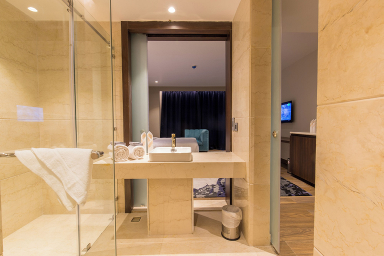 Bathroom 4, Hotel Lumbini Heritage, Lumbini