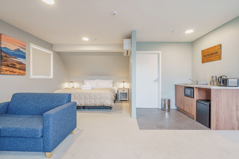 Living area 3, Woolshed Suites, Mackenzie