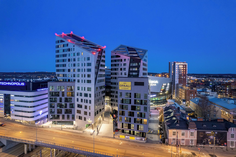 Front of property, 12th Floor Sauna Retreat with Views, Pirkanmaa