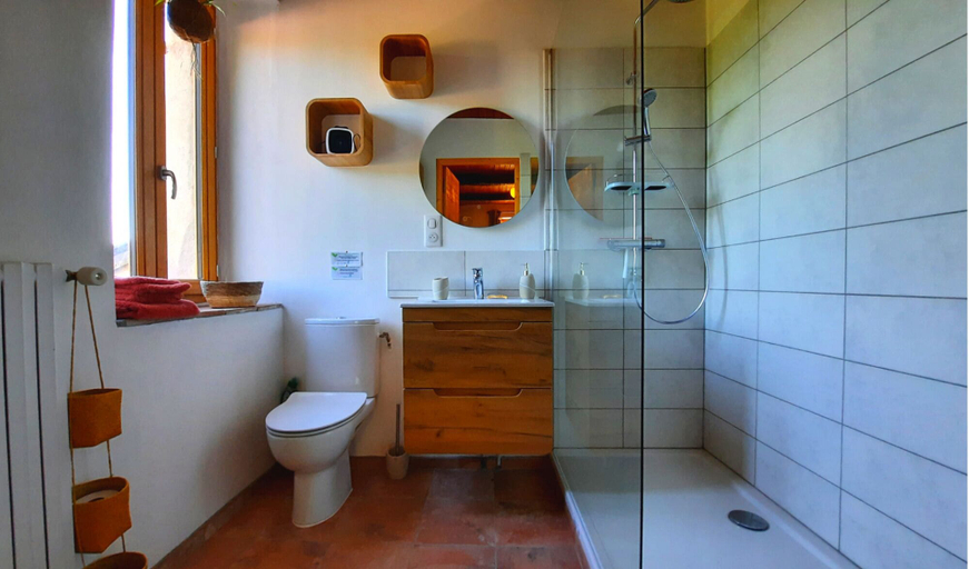 Bathroom 3, Maison d'hôtes - Mas de Boissière, Gard
