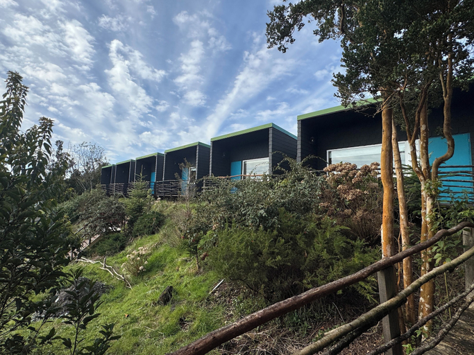 Front of property 2, Huillín Lodge, Chiloé