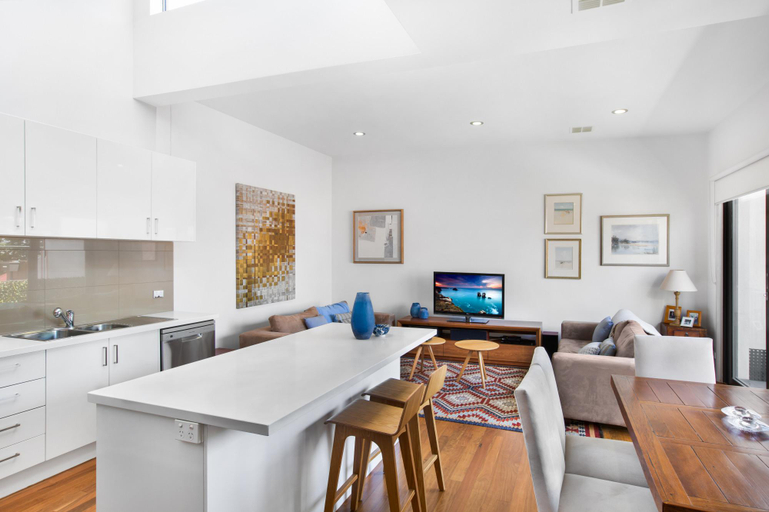 Separate living room 2, 2-Bed Apartment with Parking & Balcony Near Trains, Melbourne