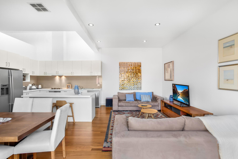 Separate living room 4, 2-Bed Apartment with Parking & Balcony Near Trains, Melbourne