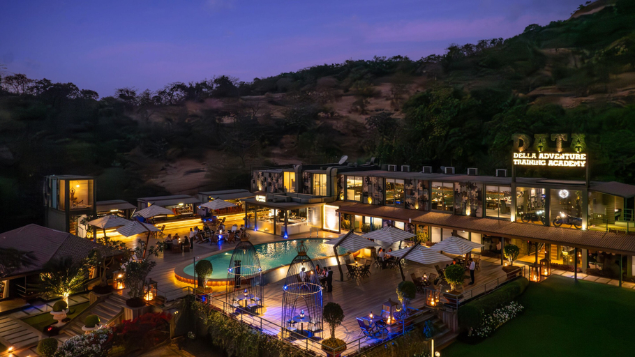 Front of property - evening/night, DATA Resort by Della Resorts, Pune