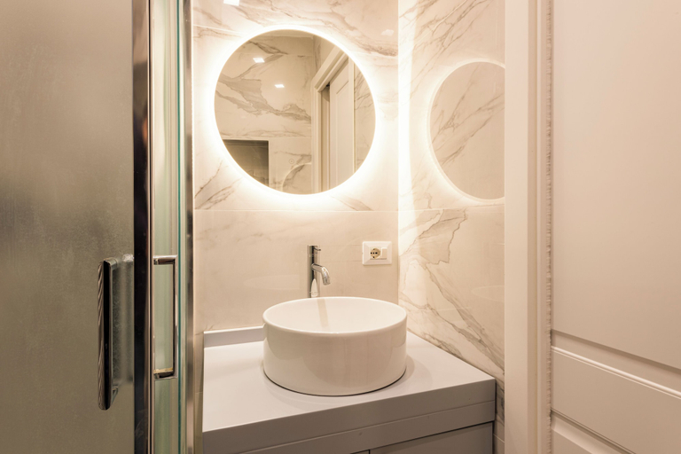 Bathroom 2, Blue Santa Croce by MMega, Florence