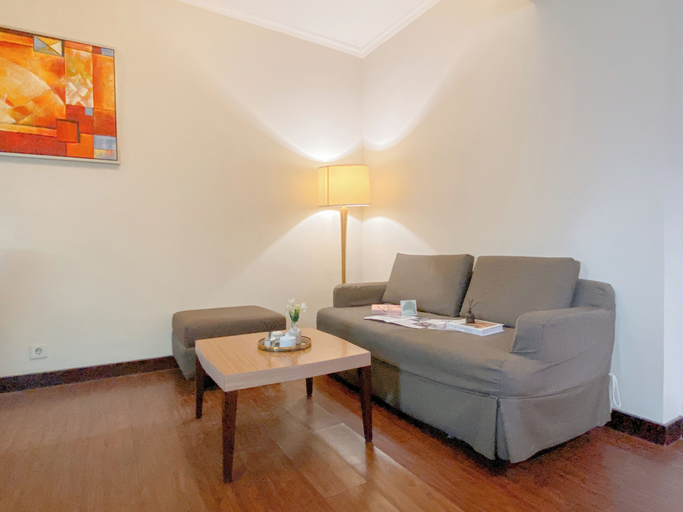 Living area 3, Good Deal 1Br Apartment At Marina Ancol, Jakarta Utara