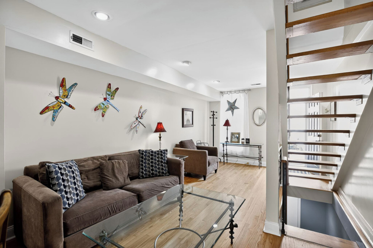 Living area 3, Hudson house, Baltimore