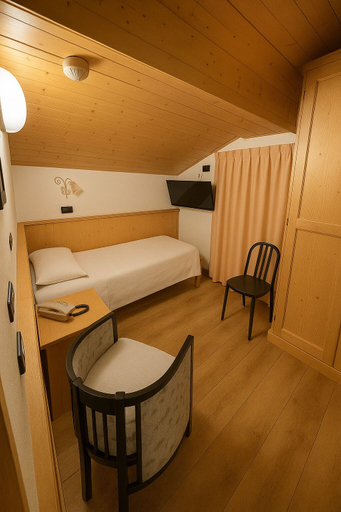 Bedroom 2, Hotel Bleis, Brescia
