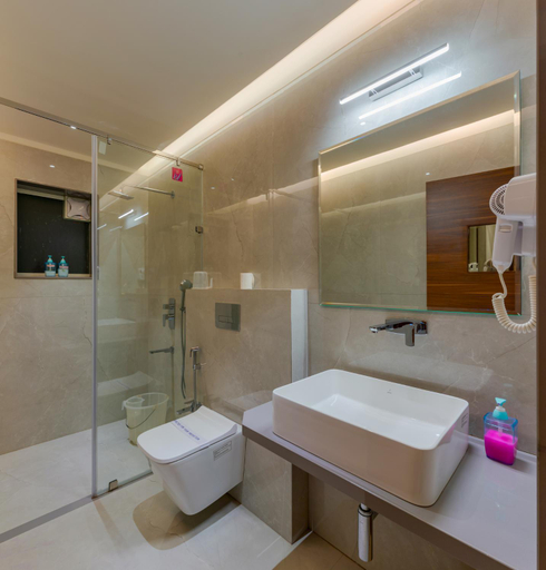 Bathroom 2, Hotel Woodland Kolhapur, Kolhapur
