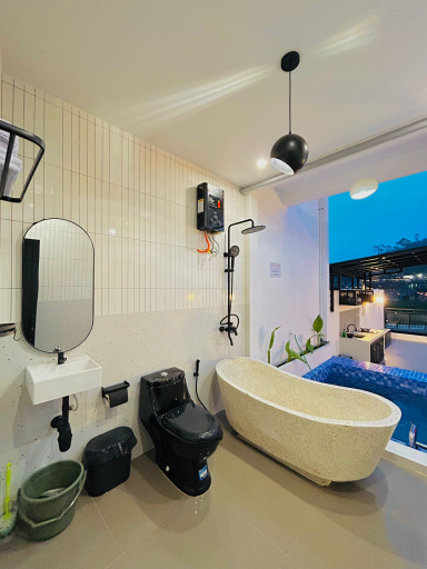 Bathroom 4, Sukarini Villas, Wonosobo