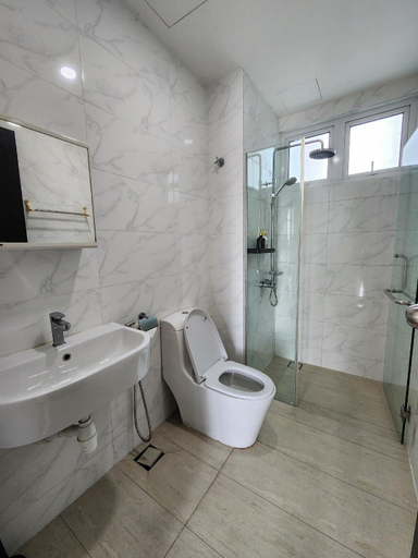 Bathroom 4, Twin Galaxy Residences in JB Town by JB Short Stay, Johor Bahru