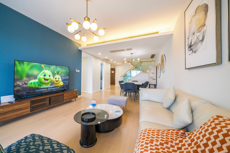 Living room 4, Tyms 3BR Duplex APT Xujiahui Shanghai, Shanghai