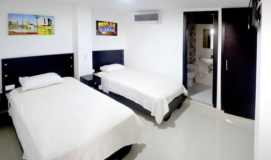 Bedroom 2, Hotel Las Margaritas, Barranquilla