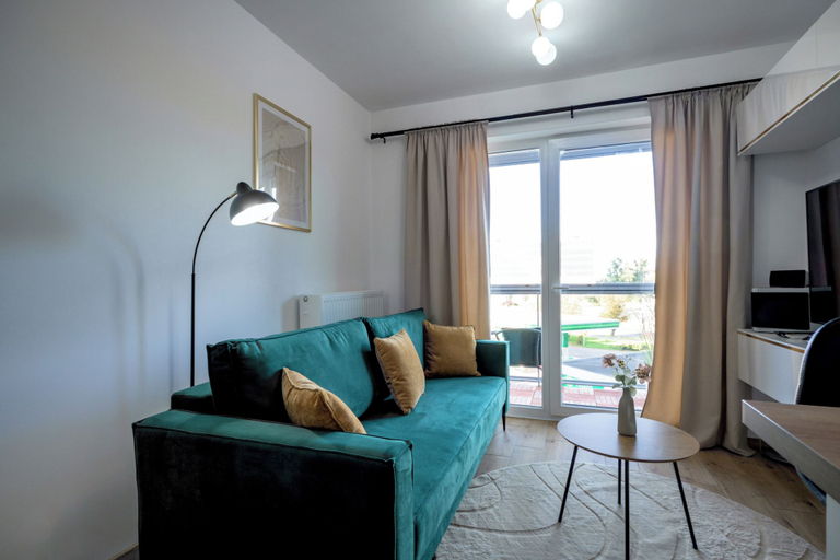 Living room 2, RentPlanet - Studio Hallera, Środa Śląska