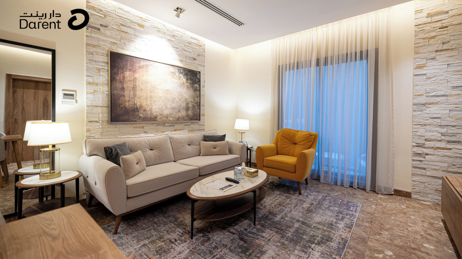 Living area 4, Super Luxury One bedroom Al Aqiq, Riyadh