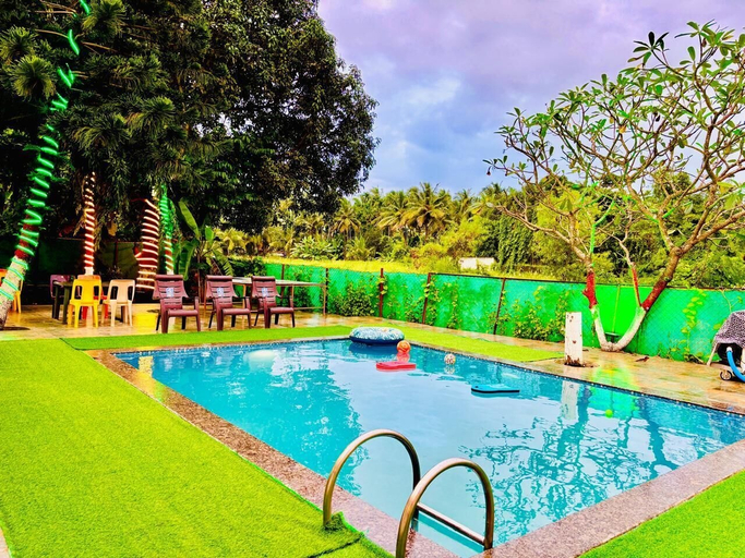 Garden view 2, Oceanwood Beachfarm Alibaug, Raigarh