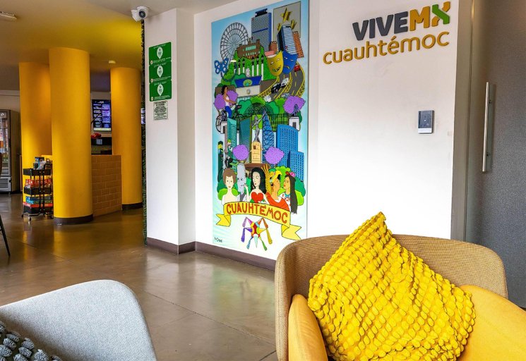 Public Area 2, Hotel Estancias VIVE MX Cuauhtemoc, Trademark by Wyndham, Mexico City