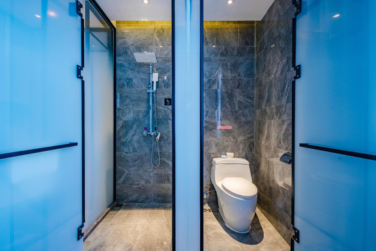 Bathroom, Moshang Qingju Hotel (Pingdingshan Station Zhongjun World City), Pingdingshan