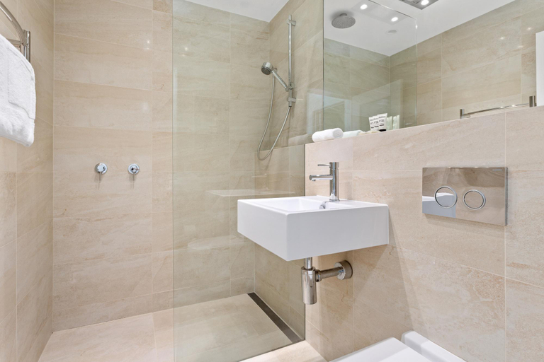 Bathroom 4, Charming Modern Apartment With City Views, Sydney