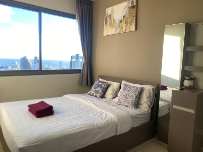 Bedroom 2, Sea View High Floor 2 Bed Room, Pattaya