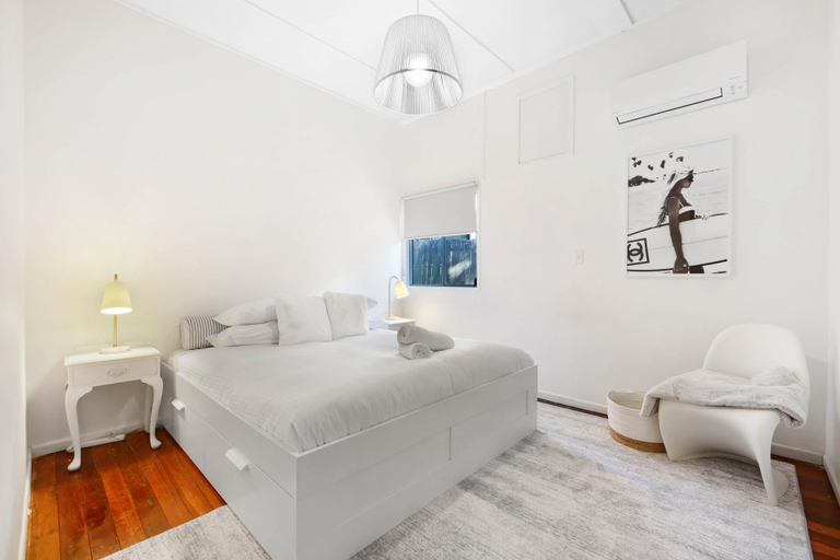 Bedroom 5, 2-Bed Beach House in Burleigh Heads Amidst Nature, Gold Coast