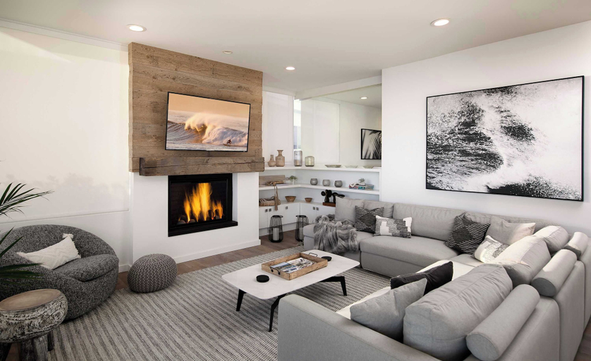 Living area 2, Rincon Refuge Beachfront for 6, Ventura
